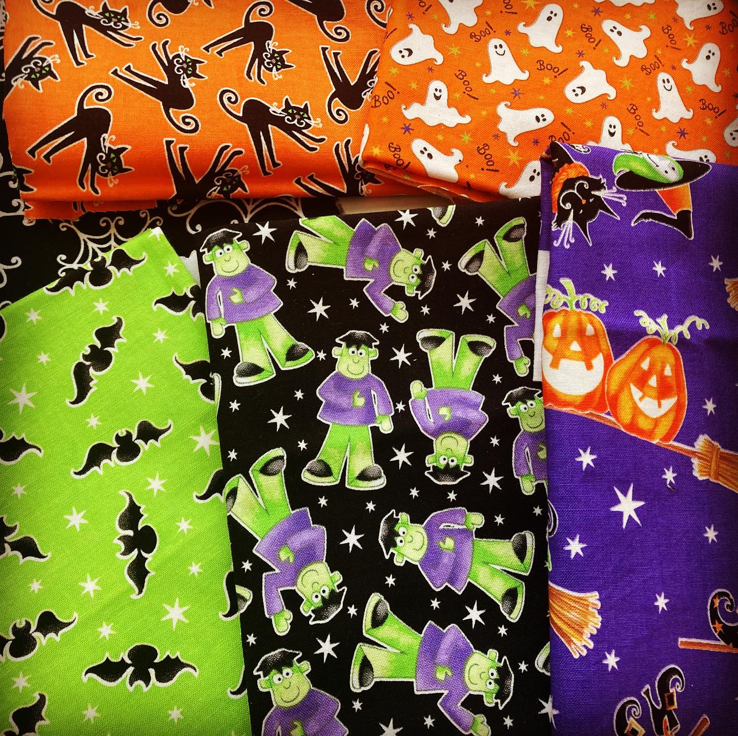 Halloween fabrics